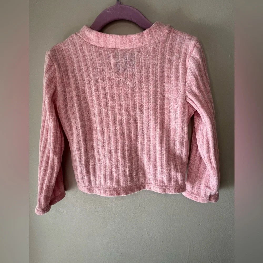Old Navy Soft Knit Button Up Cardigan Sweater Toddler Girls Size 3T - Picture 2 of 4
